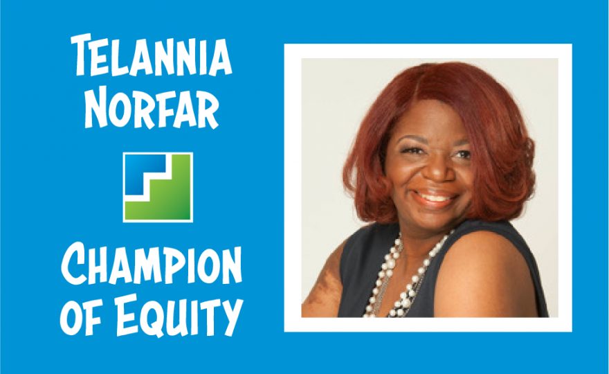 Telannia Norfar, Champion of Equity